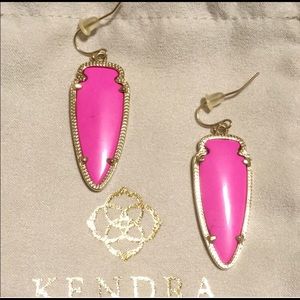 Kendra Scott Sky Earrings in Magenta